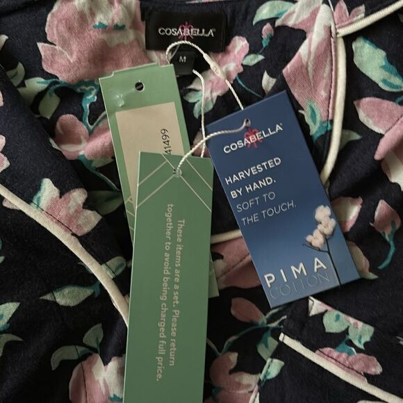 Cosabella PJs Pajama Set in Fall Lilly Floral Size M/ NWT - Picture 3 of 6